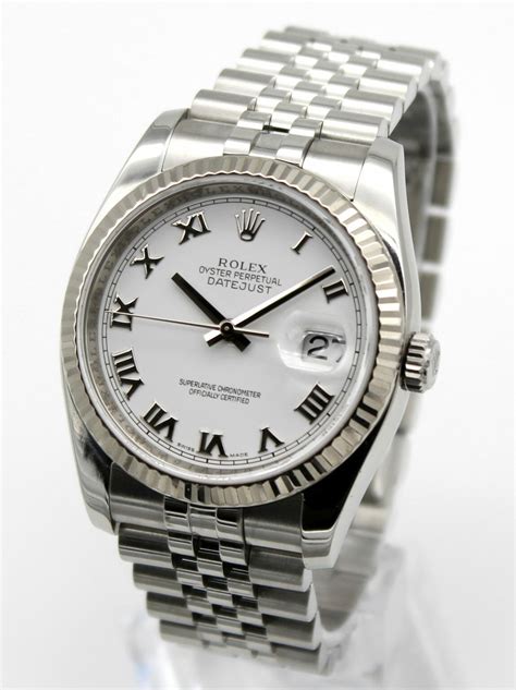 rolex datejust roman numeral dial|Rolex white roman dial name.